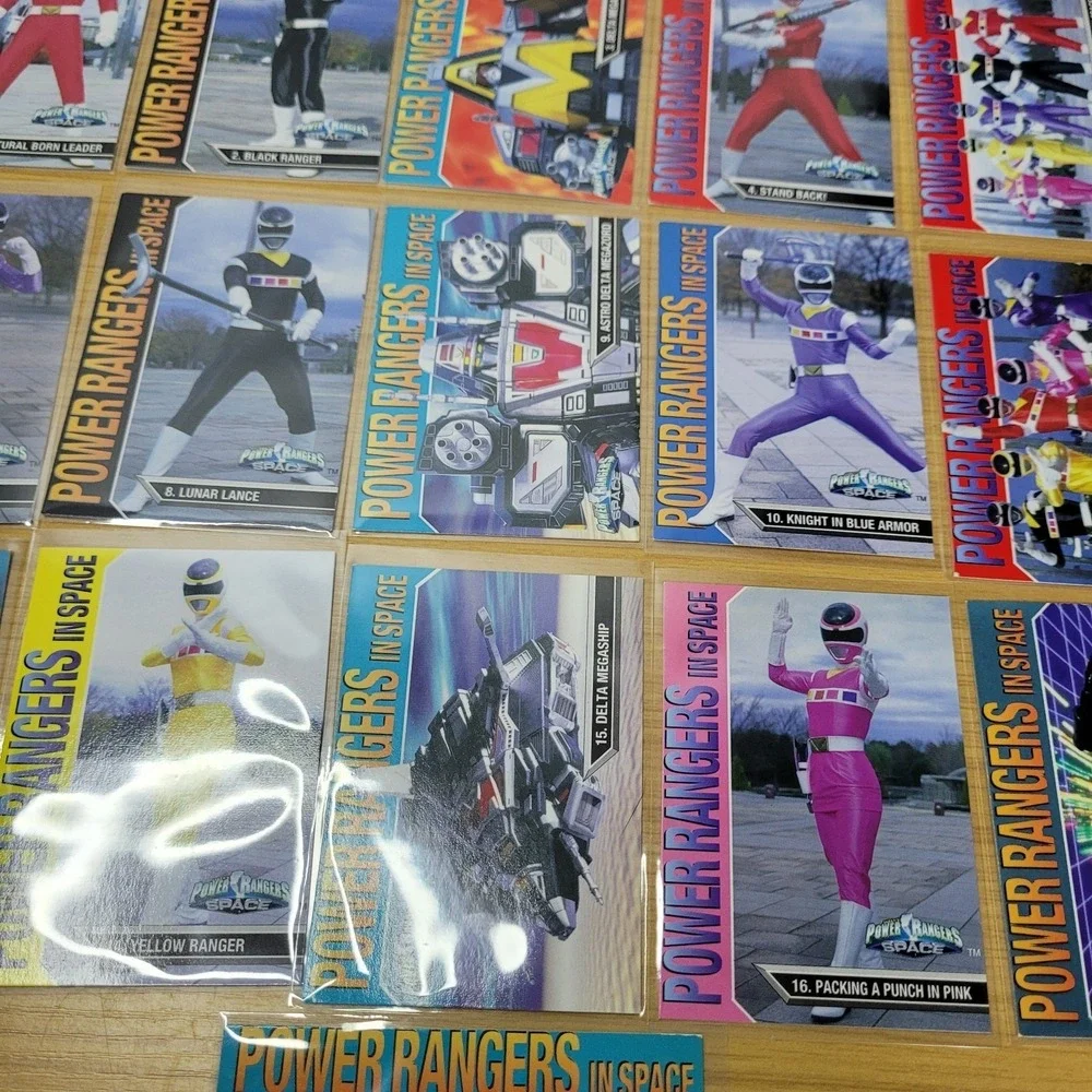 Vintage Power Rangers In Space Card Lot 1997 Bandai Bundle Lot of 16 Cards